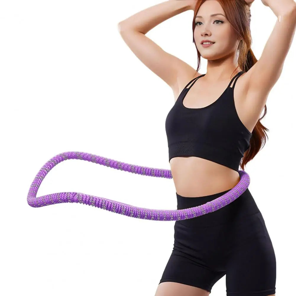 2025 Fitness Hoop Stable Rotation Fitness Hoop Portable Soft Spring Fitness Hoop 360-degree Rotation Noiseless Exercise HoopS