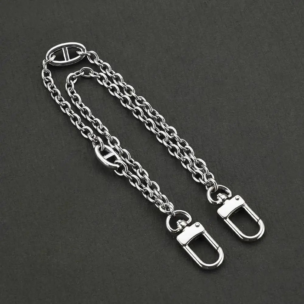 1PC Metal Bag Chain Accessories Extension Chains Underarm Crossbody Shoulder Belt Replacement Bags Strap For Women's Bag