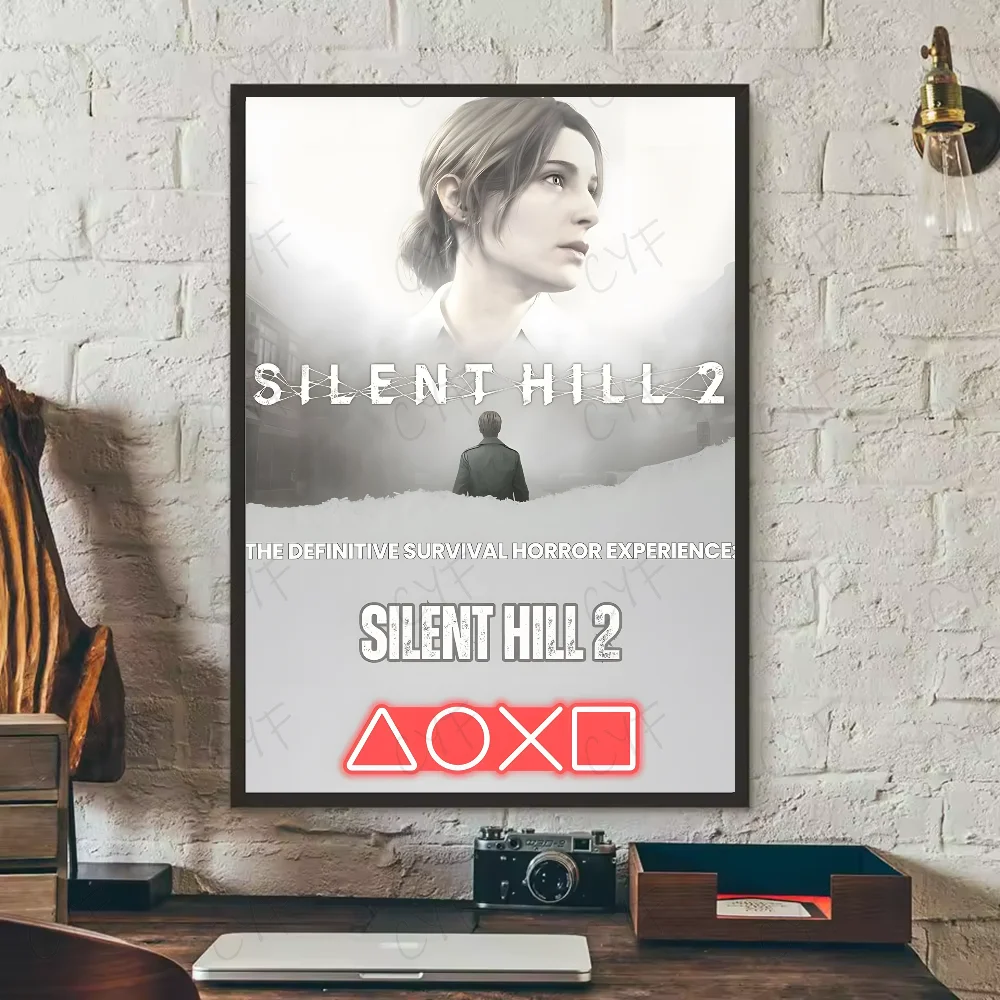 Hot Classic Silent Hill 3 Game anime Poster HD art sticky wall waterproof home living room bedroom bar aesthetic decoration