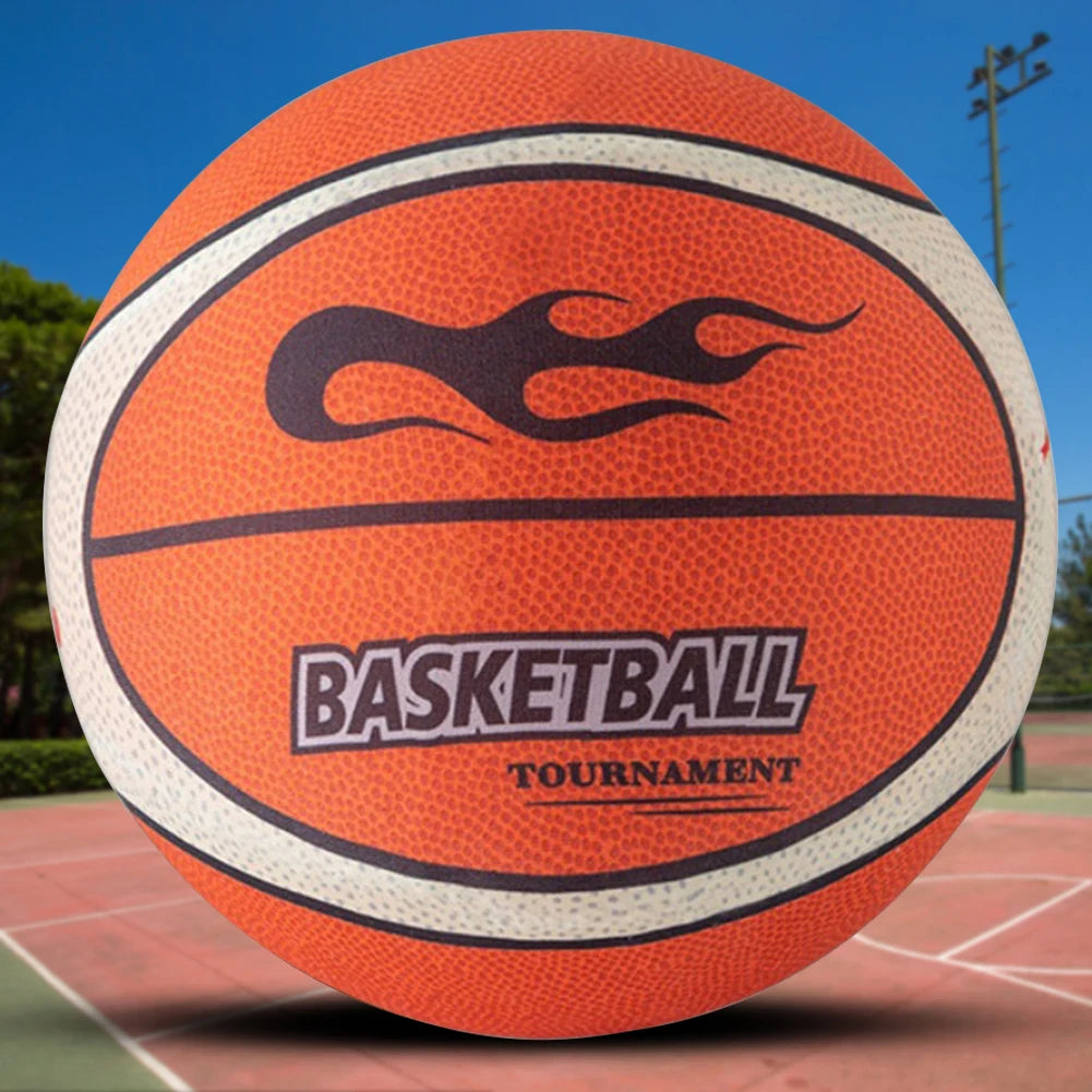 18/21/24cm Silent Basketball High-Resilience Quiet Basketball Size 3/5/7 Dribbling Basketball for Various Indoor Activities