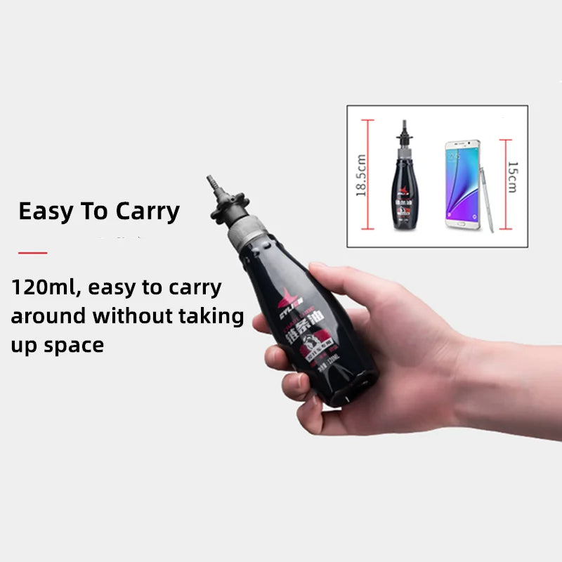 120ML Motorcycle Engine Chain Oil Noise Reduction Lubricant for Electric Vehicle Repair and Maintenance