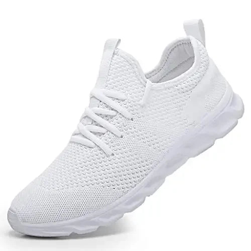2024 Trend men's casual shoes light sneaker white large size outdoor breathable mesh fashion sports black running tennis shoes