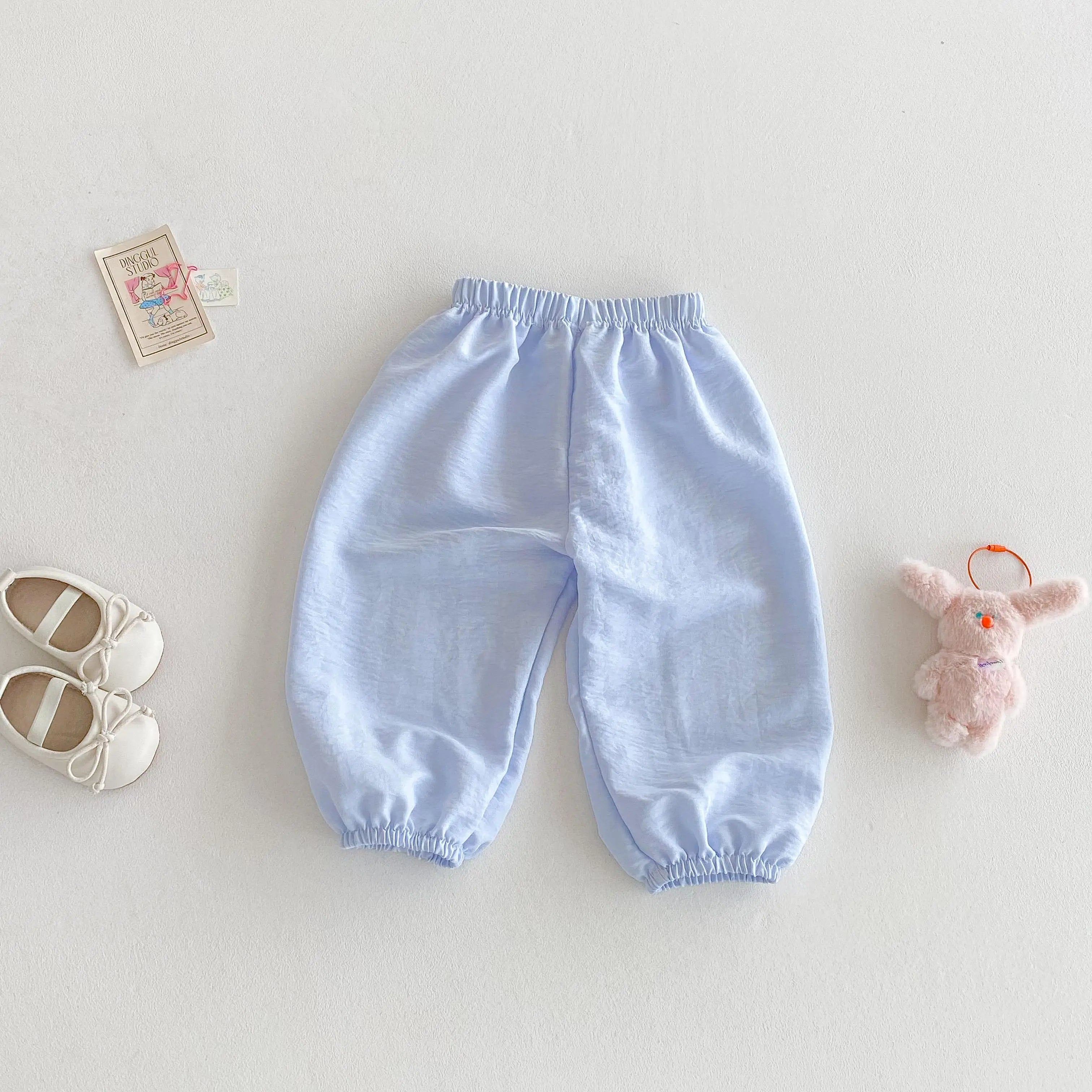 Outdoor Toddler Girls Summer Fashion Thin Loose Full Length Pants New Designer Printing Trousers Baby Unisex Cute Harem Pants