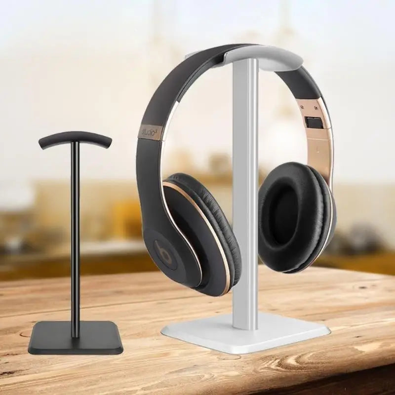 Universal Headphone Stand Plastic Headset Holder Black/White Supporting Flexible Headrest Fashion Headphone Hanger Mobile Phone