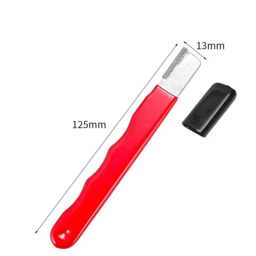 Portable Double Side Grindstone Professional Kitchen Sharpener Outdoor For Pocket Folding Knife Sharpening Stone Non-slip Handle