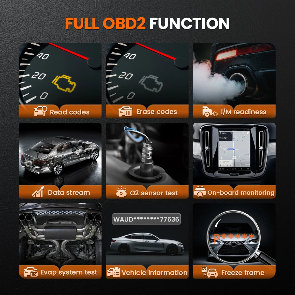 ANCEL V3 Elite OBD2 Scanner Car Diagnostic IMMO Keys for BMW 40+Reset Service Active Test OBD2 BMW Special Inspection Tool 2025