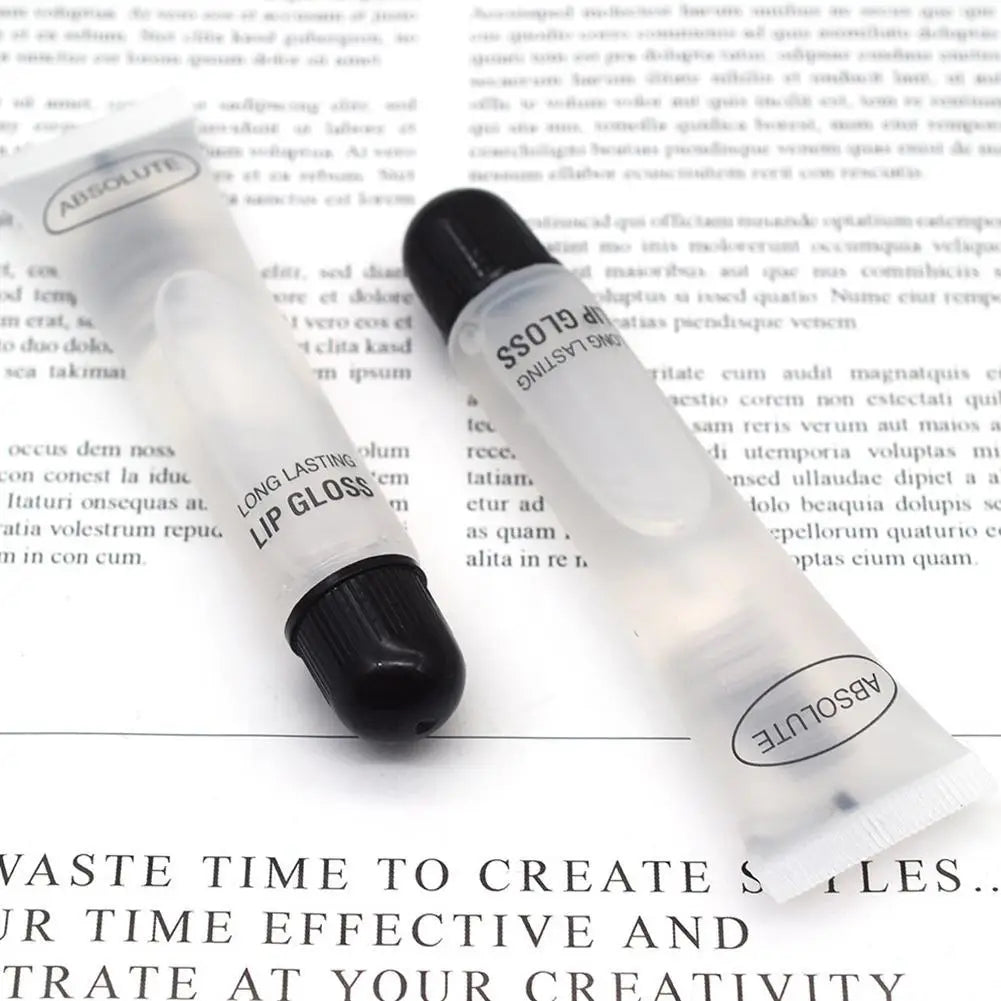 Transparent hose colorless lip oil lip moisturizing gloss fade lip lines lip gloss anti dry cracking 18ML Lip Care Oil