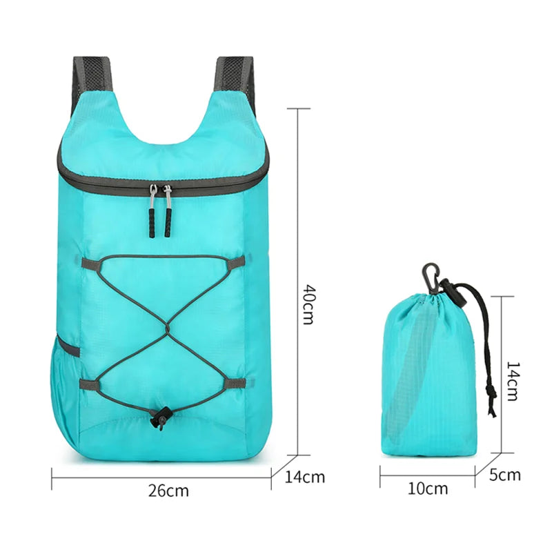 1pc Ultra-Light Foldable Backpack for Travel & Camping,Portable Design, Ideal for Hiking & Outdoor Adventures,Camping Accessorie