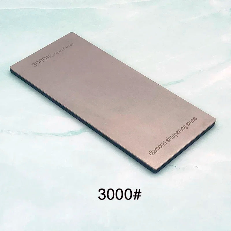 120/600/1500/3000 Grit Diamond Sharpening Stones Knife Sharpener Anti-skid Base Kitchen Knife Sharpening Tool Set Flake Plate