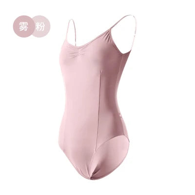 Girls Shoulder Straps Camisole Leotard Ballet Gymnastic Active Tank Unitard Bodysuit Praise Dance Adjustable Leotards Women
